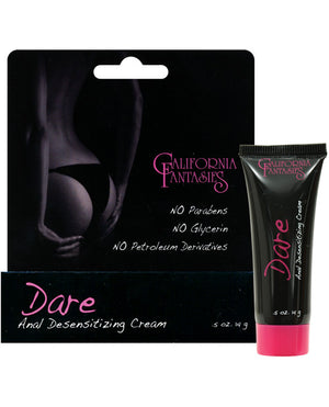 Dare to be Bare Dare Anal Desensitizing Cream - .5 oz Tube Boxed
