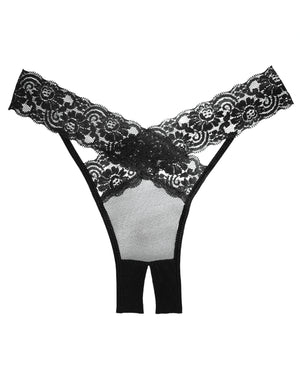Adore Adore Sheer &amp; Lace Desire Panty Black O/S - Image 2