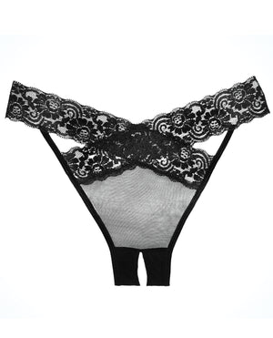 Adore Adore Sheer &amp; Lace Desire Panty Black O/S - Image 3