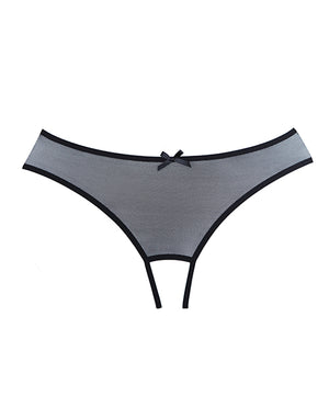 Adore Adore Wild Nite Mesh Open Back Panty Black O/S - Image 4