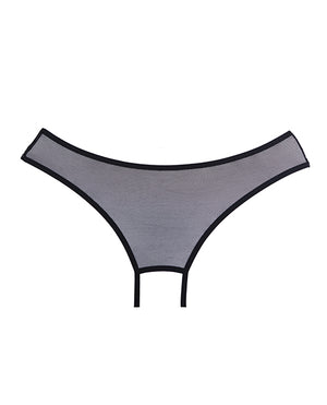Adore Adore Wild Nite Mesh Open Back Panty Black O/S - Image 3