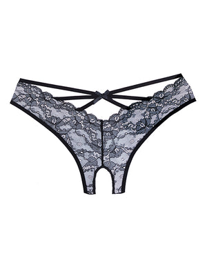 Adore Adore Crush Lace Open Panty Black O/S - Image 3