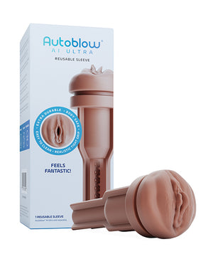 Autoblow AI Ultra Vagina Sleeve - Brown - Image 2