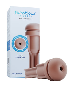 Autoblow Autoblow AI Ultra Anus Sleeve - Brown