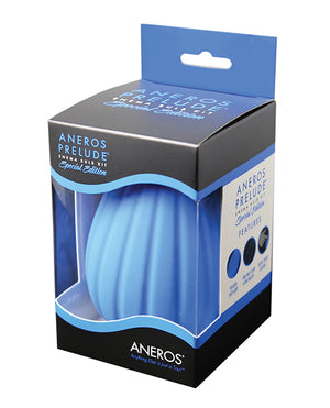 Aneros Aneros Prelude Enema Special Edition Bulb Kit - Blue - Image 4