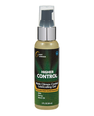 High Control Higher Control Climax Control Gel for Men w/Hemp Seed Oil - 2 oz - Image 2