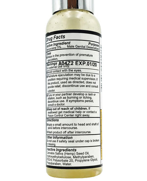 High Control Higher Control Climax Control Gel for Men w/Hemp Seed Oil - 2 oz
