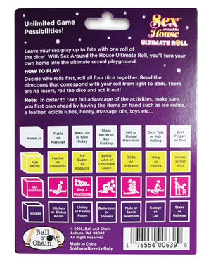 Ball &amp; Chain Sex Around the House Ultimate Roll Dice Game - Image 2