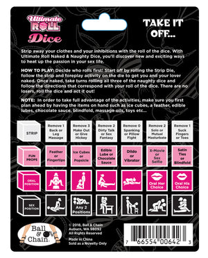 Ball &amp; Chain Ultimate Roll Naked &amp; Naughty Dice - Image 2