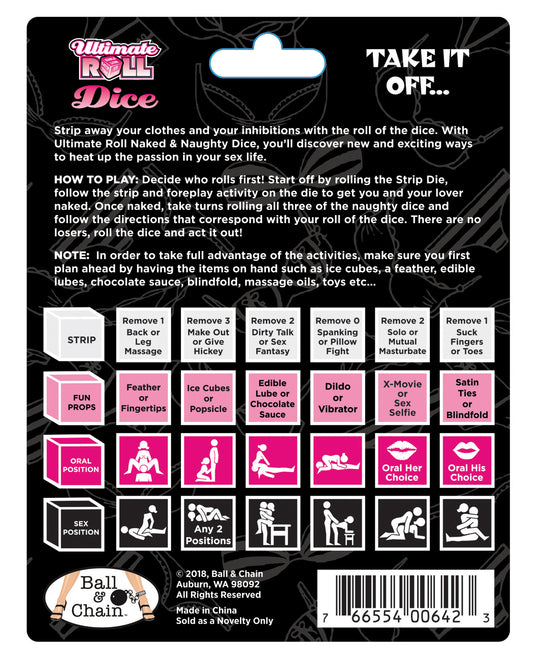 Ball &amp; Chain Ultimate Roll Naked &amp; Naughty Dice - Image 2