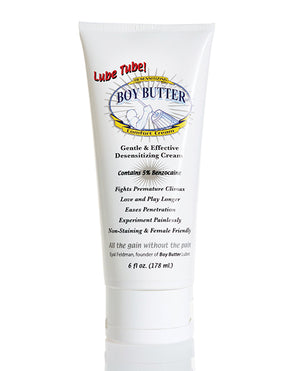 Boy Butter Boy Butter Desensitizing Comfort Cream - 6 oz Lube Tube - Image 2