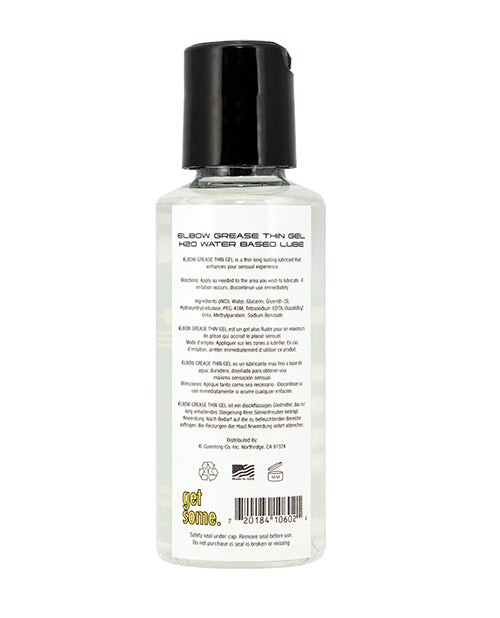 H2O Elbow Grease H2O Thin Gel - 2.4 oz - Image 2