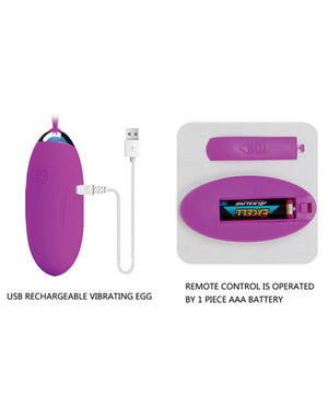 Pretty Love Pretty Love Jenny Remote Control Bullet Vibe - Fuchsia - Image 3