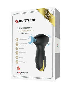 Pretty Love Pretty Love Hammer Sucking &amp; Vibrating - Black &amp; Gold - Image 2