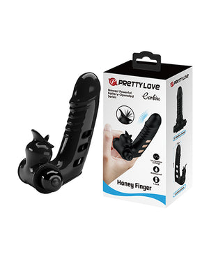 Pretty Love Pretty Love Corbin Honey Finger Vibrator - Black - Image 3
