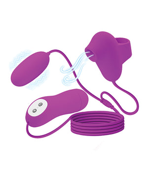 Pretty Love Pretty Love Suction &amp; Vibro Bullets - Fuchsia - Image 4