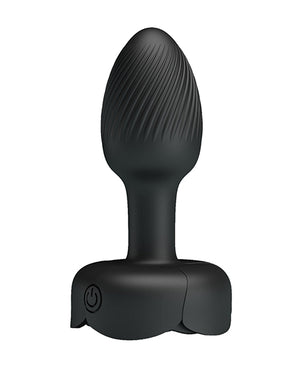 Pretty Love Pretty Love Olman Small Butt Plug w/Multi Color Bottom Light - Black - Image 2