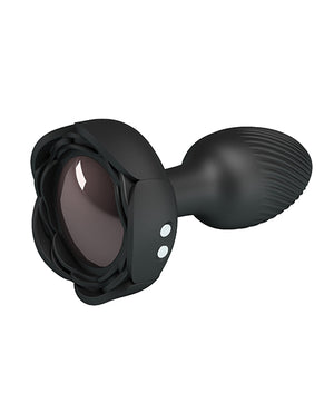 Pretty Love Pretty Love Olman Small Butt Plug w/Multi Color Bottom Light - Black - Image 4
