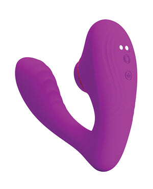 Pretty Love Pretty Love Nauty Thumping &amp; Vibrating Insertable Vibrator - Fuchsia - Image 4