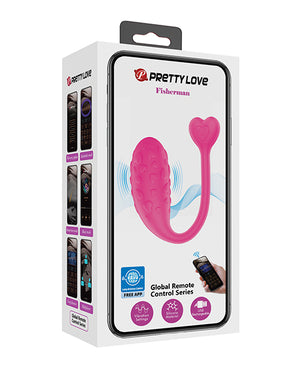 Pretty Love Pretty Love Fisherman Vibrating Egg - Hot Pink