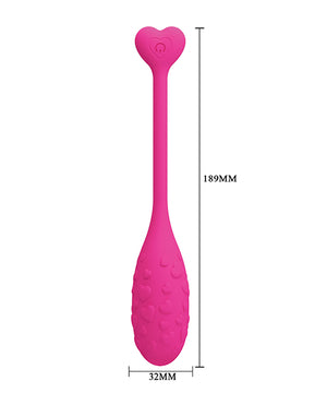 Pretty Love Pretty Love Fisherman Vibrating Egg - Hot Pink - Image 3