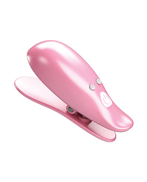 Pretty Love Pretty Love Leaf Wireless Vibrating Nipple Clamps - Pink - Image 3