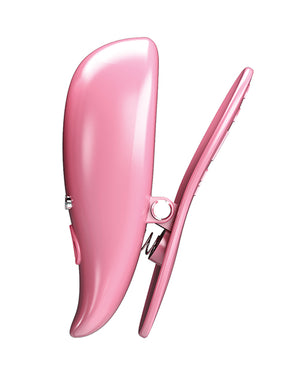 Pretty Love Pretty Love Leaf Wireless Vibrating Nipple Clamps - Pink - Image 4