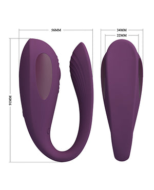 Pretty Love Pretty Love Aari Thumping Dual Vibrator - Purple - Image 4