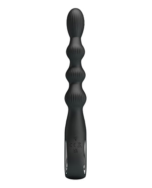 Pretty Love Pretty Love Federer Vibrating Beaded Anal Probe - Black - Image 3