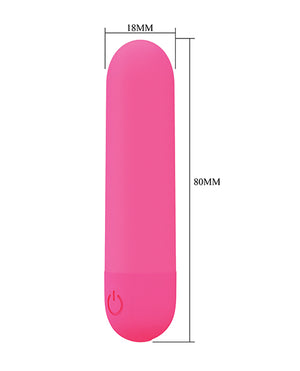 Pretty Love Pretty Love Stefan Mini Massager Bullet - Hot Pink - Image 4