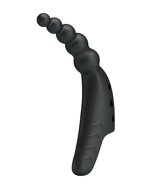 Pretty Love Jordin Beaded Finger Vibe - Black - Image 2