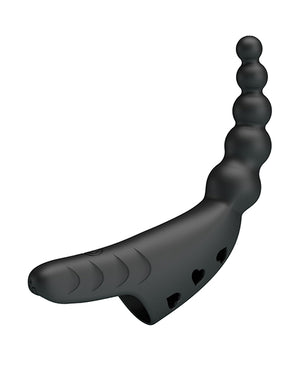 Pretty Love Jordin Beaded Finger Vibe - Black - Image 3