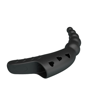 Pretty Love Jordin Beaded Finger Vibe - Black - Image 5