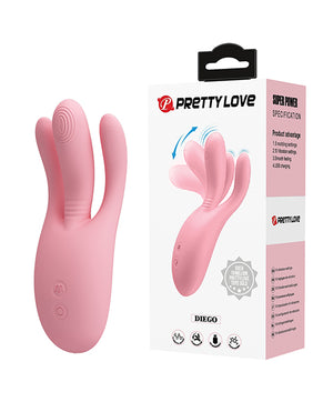 Pretty Love Diego Nodding Vibrator - Pink - Image 2