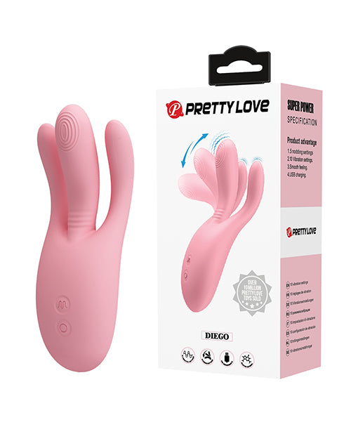 Pretty Love Diego Nodding Vibrator - Pink - Image 2