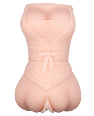 Crazy Bull No Lube Vagina Masturbator Sleeve - Ivory - Image 3