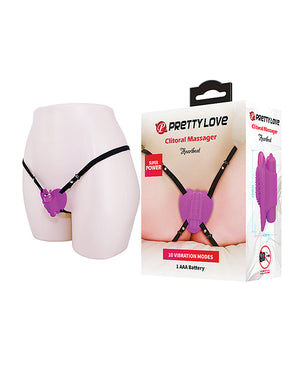 Pretty Love Pretty Love Heartbeat Strap On Clitoral Massager - Fuchsia