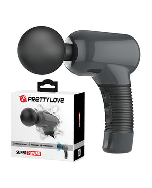 Pretty Love Pretty Love Super Power Fun Gun Massager - Black