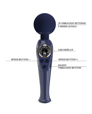 Pretty Love Pretty Love Skylar LED Digital Display Wand - Blue - Image 4