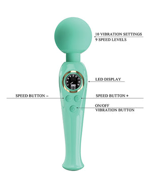 Pretty Love Pretty Love Skylar LED Digital Display Wand - Turquoise - Image 4