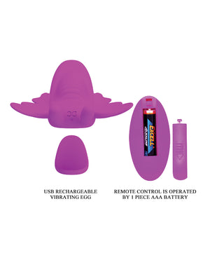 Pretty Love Pretty Love Romance Aileen Magnetic Butterfly Panty Vibe - Fuchsia - Image 4