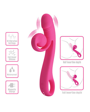 Pretty Love Pretty Love Romance Beau Snail Rabbit - Hot Pink - Image 4