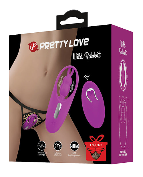 Pretty Love Pretty Love Wild Rabbit Panty Vibe w/Free Panty - Fuchsia - Image 2