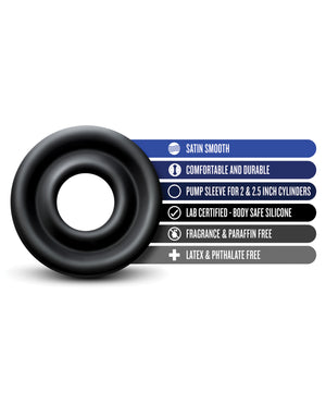 Performance Blush Performance Silicone Pump Sleeve Medium - Black - Image 4