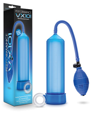 Blush Novelties Blush Performance VX101 Male Enhancement Pump - Blue - Image 2
