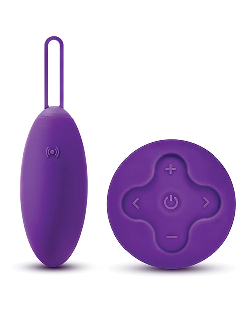 Wellness Blush Wellness Imara Vibrating Egg w/Remote - Purple - Image 2