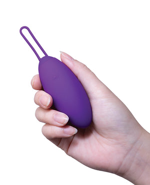 Wellness Blush Wellness Imara Vibrating Egg w/Remote - Purple - Image 3