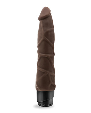 Dr. Skin Blush Dr. Skin Cock Vibe 9" Vibrating Cock - Chocolate - Image 2
