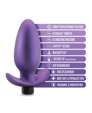 Anal Adventures Blush Anal Adventures Matrix Excelsior Plug - Astro Violet - Image 5