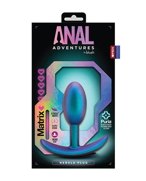 Anal Adventures Blush Anal Adventures Matrix Nebula Plug - Turquoise - Image 5